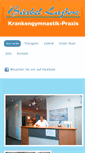 Mobile Screenshot of krankengymnastik-lassow.de